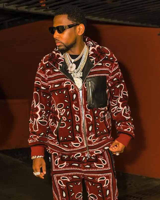 Fabolous outfit in Amiri and Balenciaga, 2021
