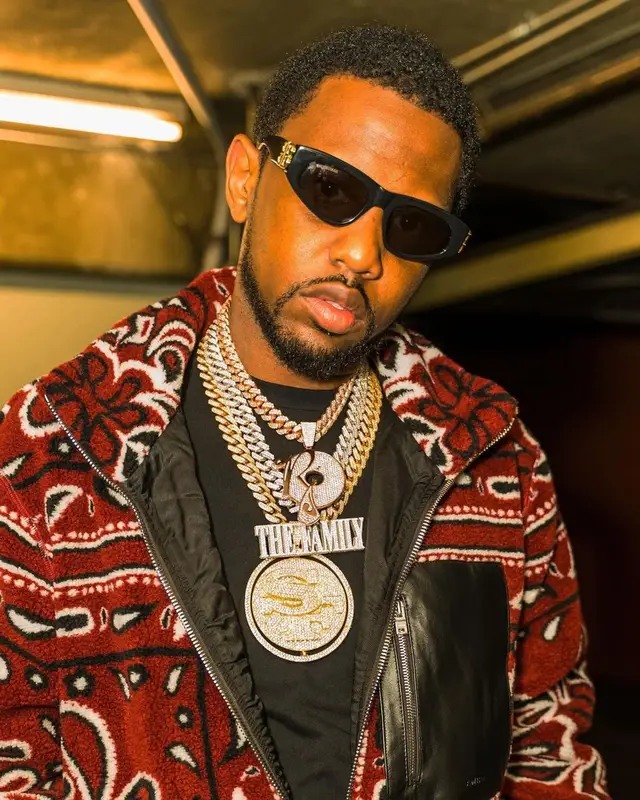 Fabolous outfit in Amiri and Balenciaga, 2021