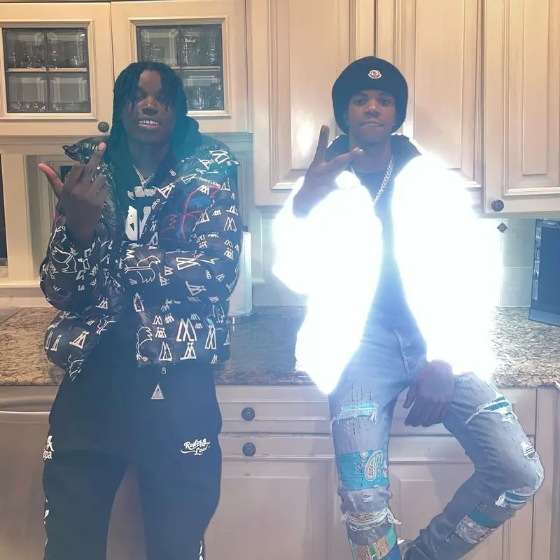 A Boogie Wit Da Hoodie outfit in Amiri and Moncler, 2021