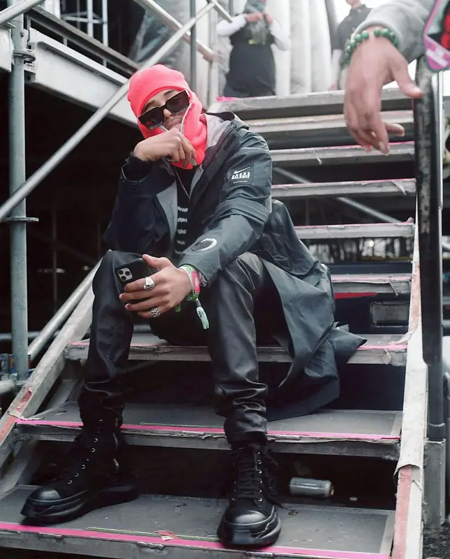 TheHxliday outfit in Undercover, Louis Vuitton, and Nike, 2021