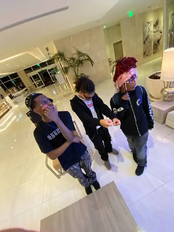 Tana outfit in Chrome Hearts, Ed Hardy, and Jordan, 2021