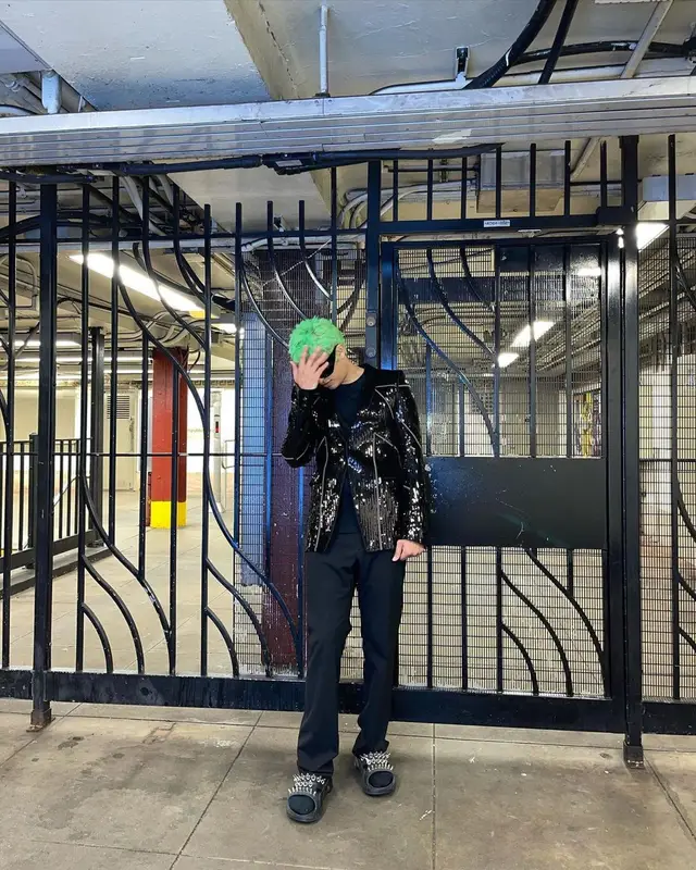 Gab3 outfit in Rick Owens, Givenchy, and Balenciaga, 2021