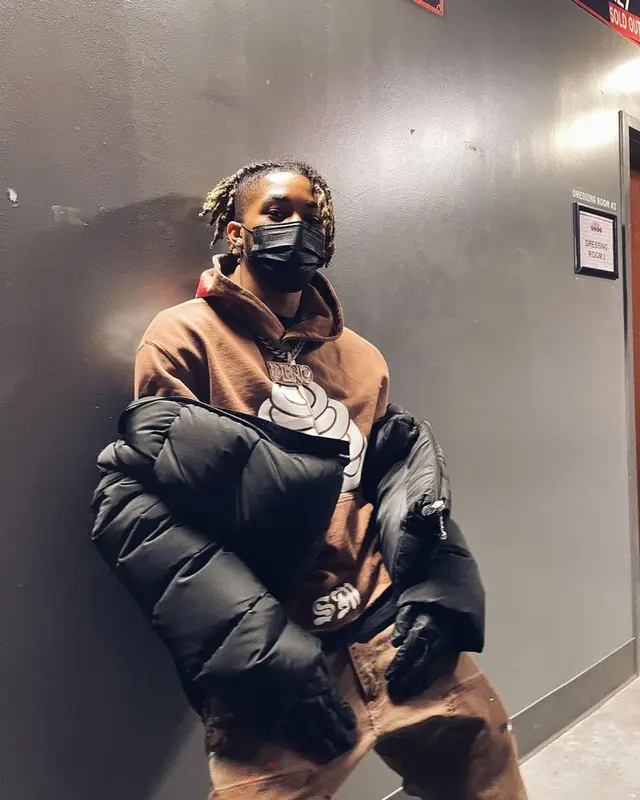 DDG outfit in Balenciaga, Gallery Dept., and Nike, 2021