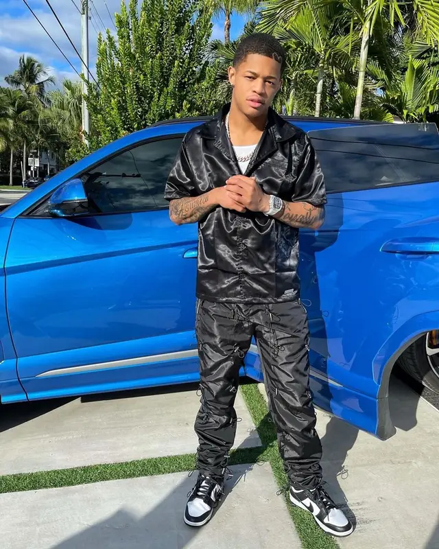 YK Osiris outfit in Sole et. Al, Nike, and Richard Mille, 2021