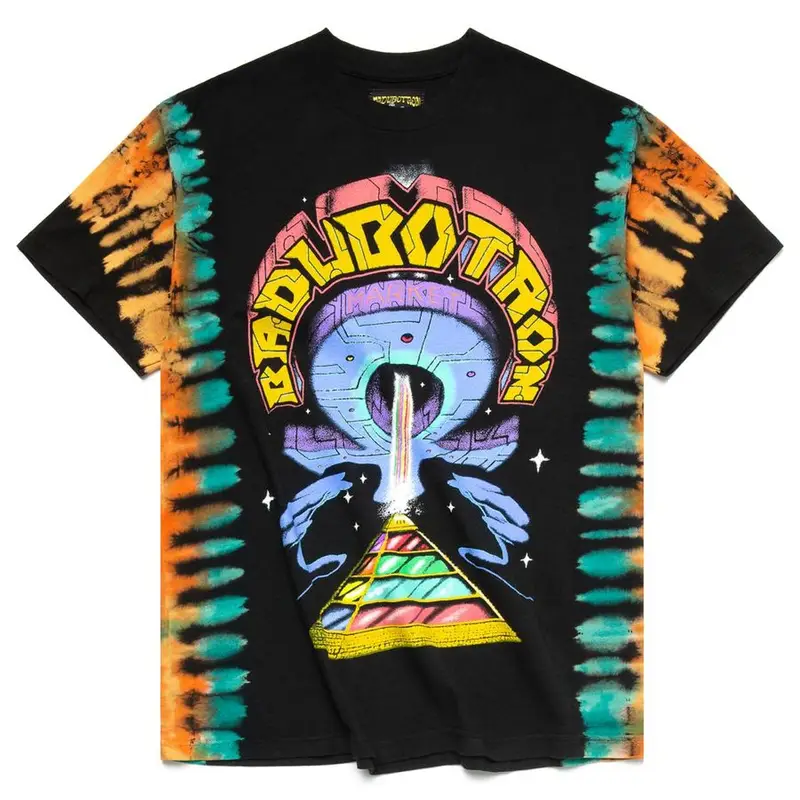 Market Badu Abduction Tie-Dye Black T-Shirt $50