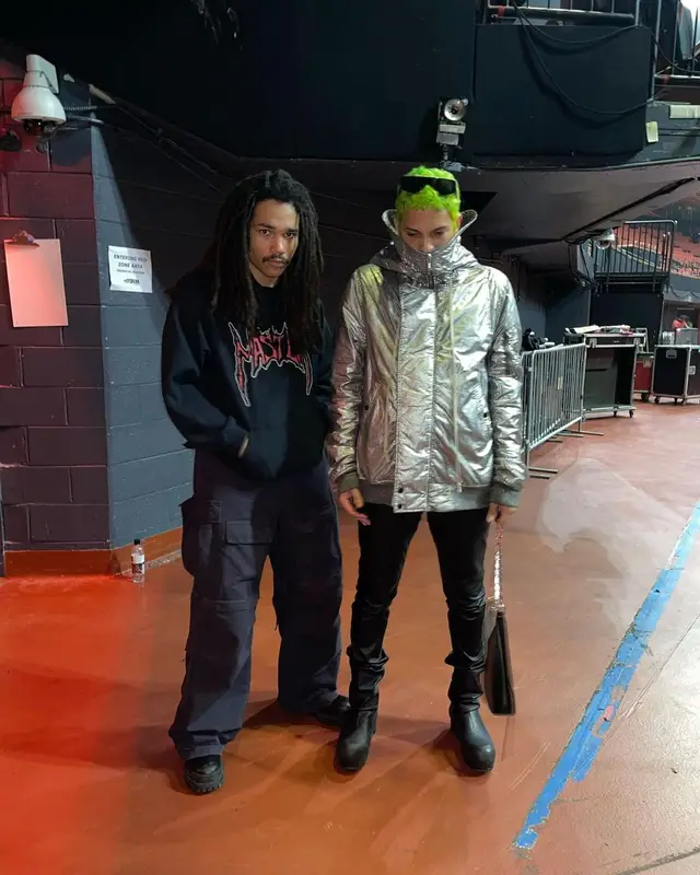 Gab3 outfit in Rick Owens and Givenchy, 2021