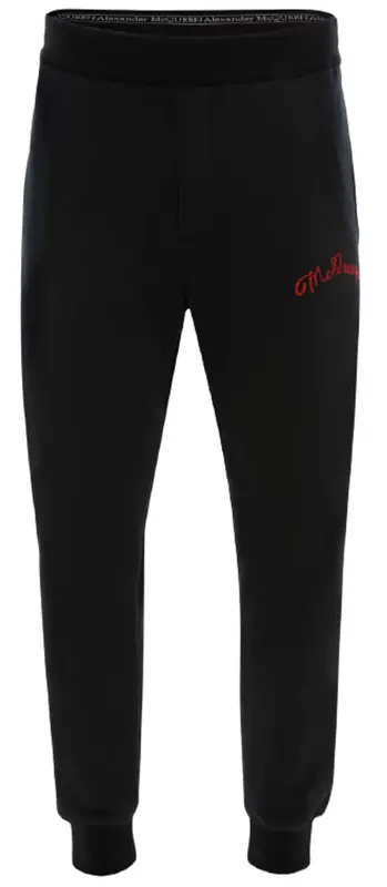Alexander McQueen McQueen Black Sweatpants $880