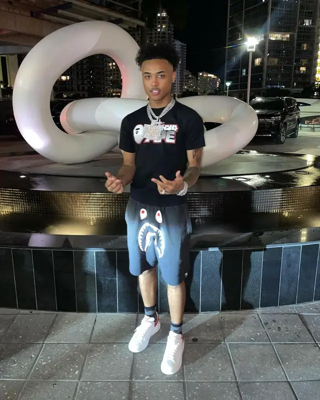 Luh Kel outfit in Bape and Alexander McQueen, 2021