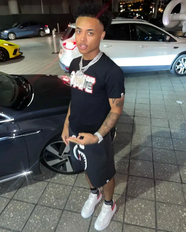 Luh Kel outfit in Bape and Alexander McQueen, 2021