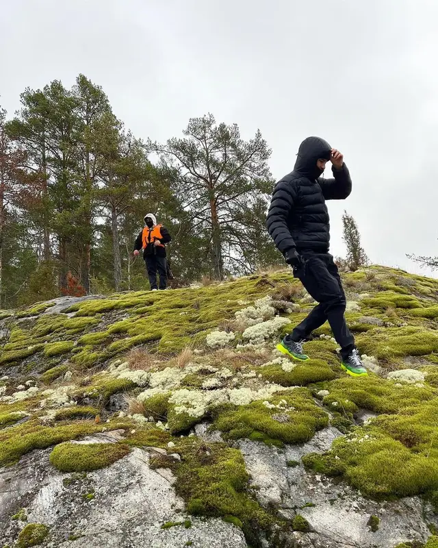 Obladaet outfit in Arc'teryx, Nike, and Matthew Williams, 2021