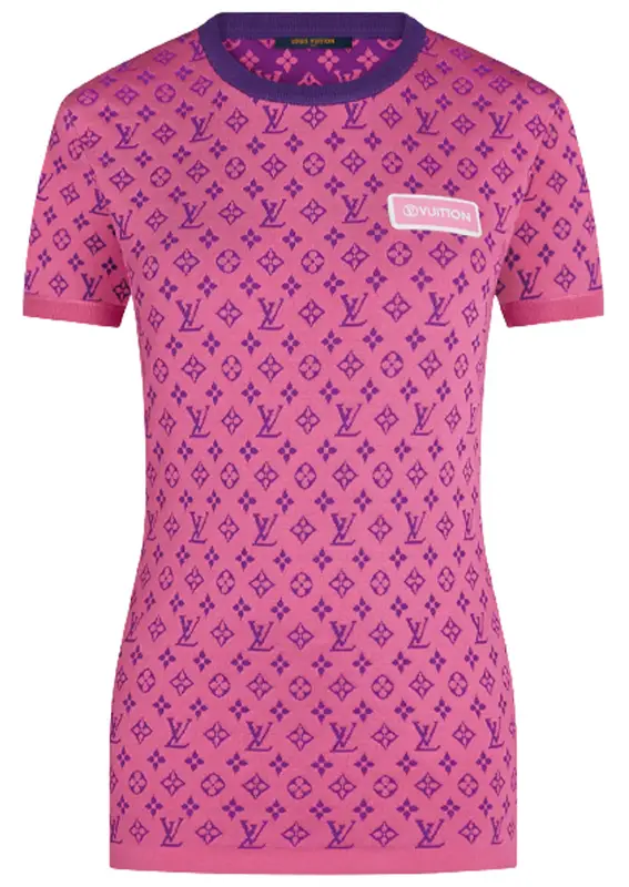 pink louis vuitton shirt