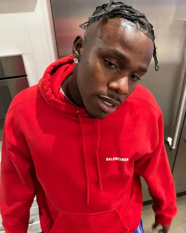 DaBaby outfit in Balenciaga, Alexander McQueen, and Yeezy, 2021