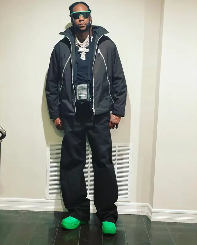 2 Chainz outfit in Bottega Veneta and Balenciaga, 2021