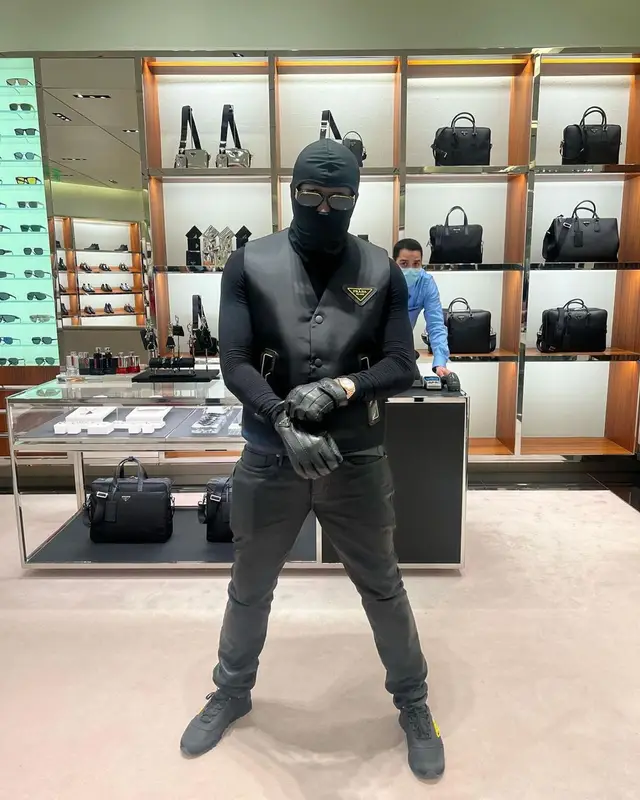 G4 Boyz Ice Baby outfit in Prada, 2021