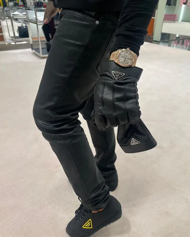 G4 Boyz Ice Baby outfit in Prada, 2021