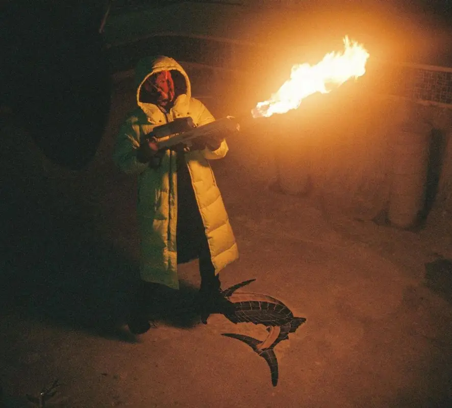 Smokepurpp outfit in Philipp Plein, Rick Owens, and Balenciaga, 2021