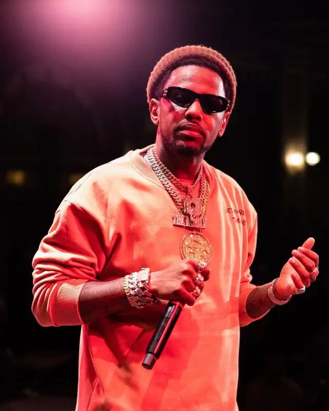 Fabolous outfit in Jon Stan, Off-White, and Balenciaga, 2021