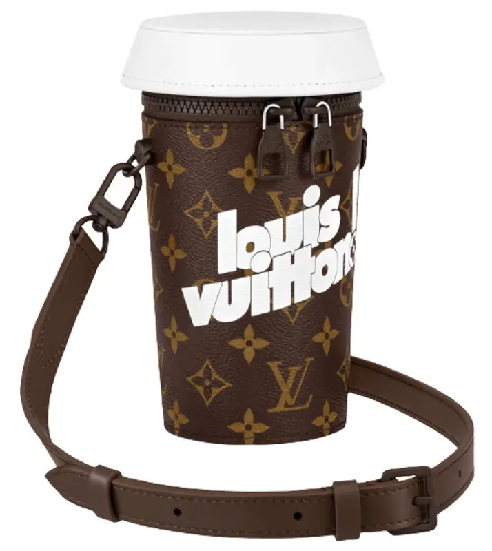 Louis Vuitton Monogram Brown Coffee Cup Bag $2320