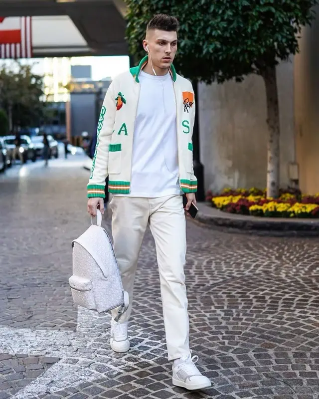 Tyler Herro outfit in Casablanca and Dior, 2021