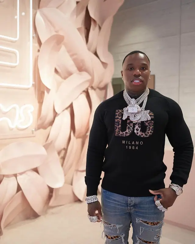 BandMan Kevo outfit in Dolce & Gabbana, Amiri, and Prada, 2021