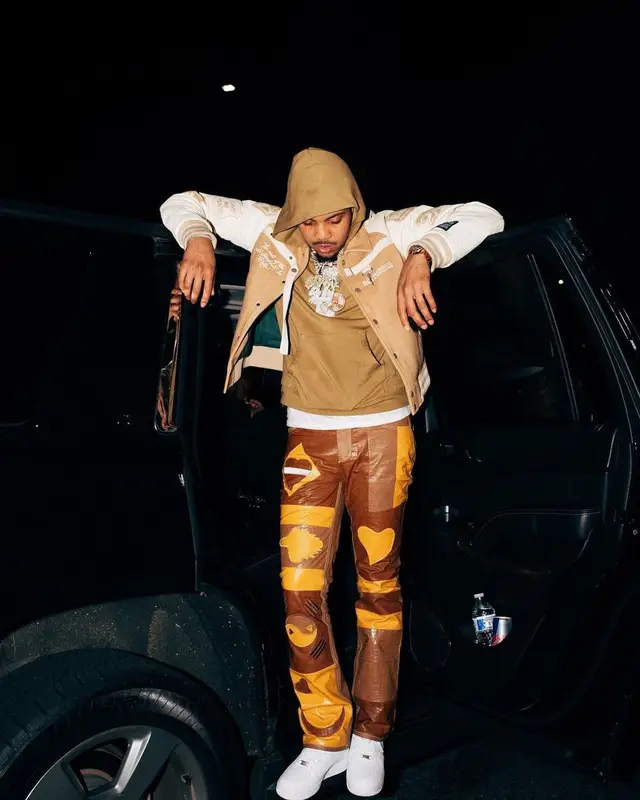 G Herbo outfit in Reese Cooper, Whensmokeclears, and Nike, 2021