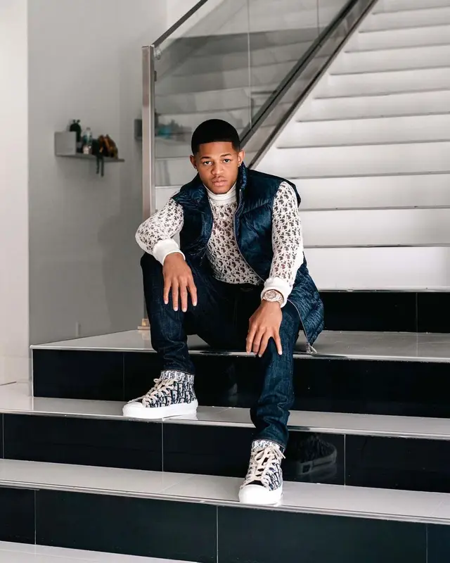YK Osiris outfit in Dior, 2021