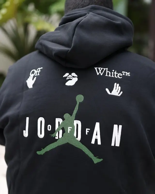 DJ Khaled outfit in Jordan and Off-White, 2021