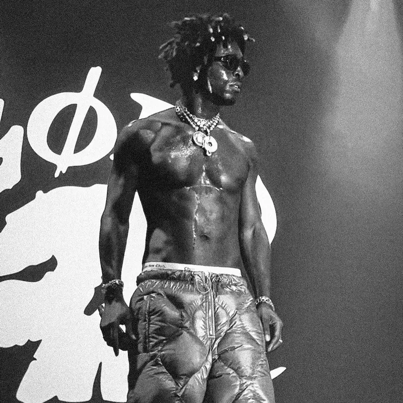 Saint JHN outfit in Jacquemus, Miu Miu, and Balenciaga, 2021