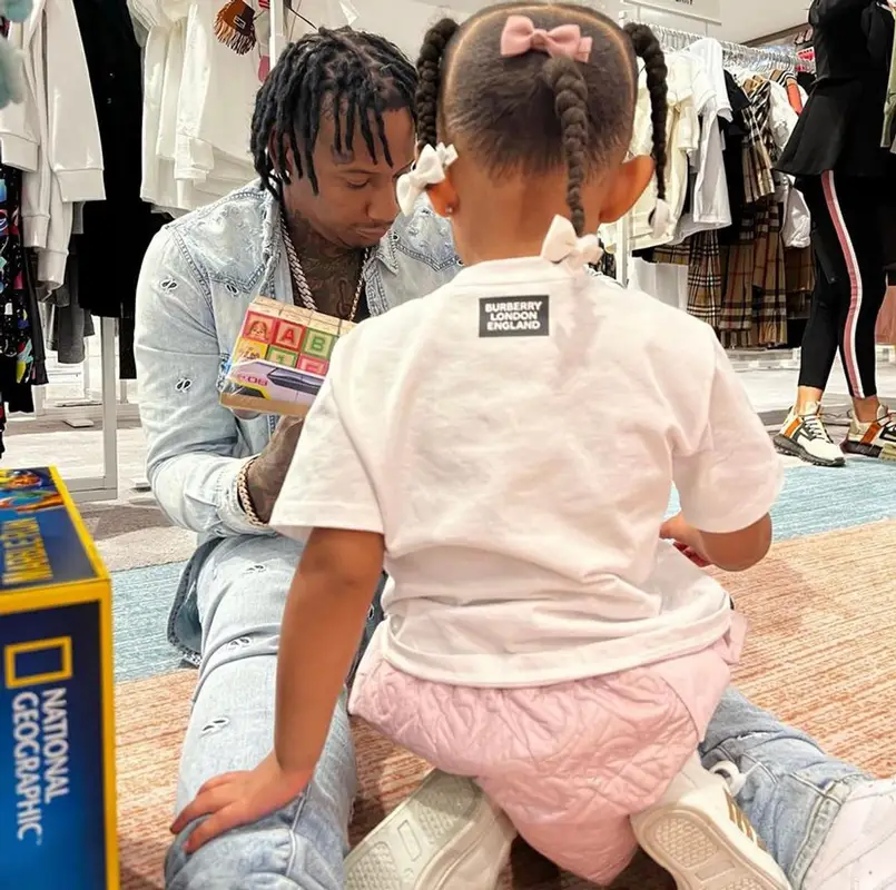 Moneybagg Yo outfit in Amiri and Nike, 2021