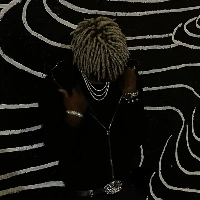 Ken Carson outfit in Rick Owens, Rolex, and Chrome Hearts, 2021