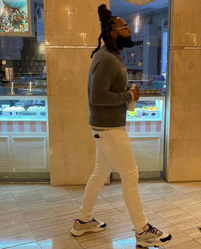 Money Man outfit in Dior, 2021