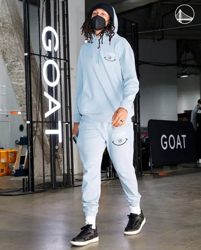 Damion Lee outfit in Vic Garcia World, Axel Arigato, and Henry Mask, 2021