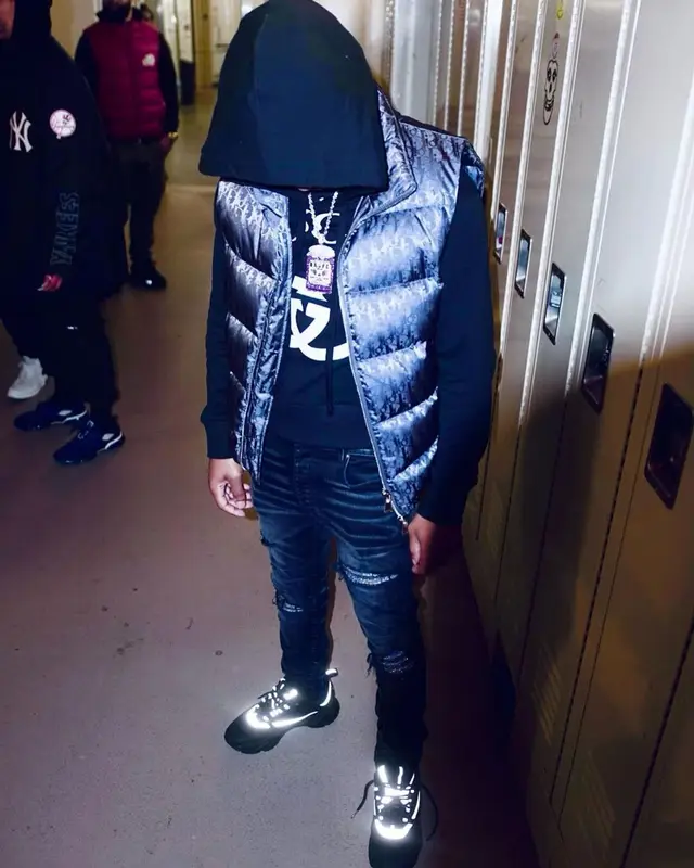 B Lovee outfit in Dior, Gucci, and Amiri, 2021