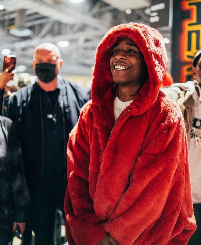 ASAP Rocky outfit in Mastermind, 2021