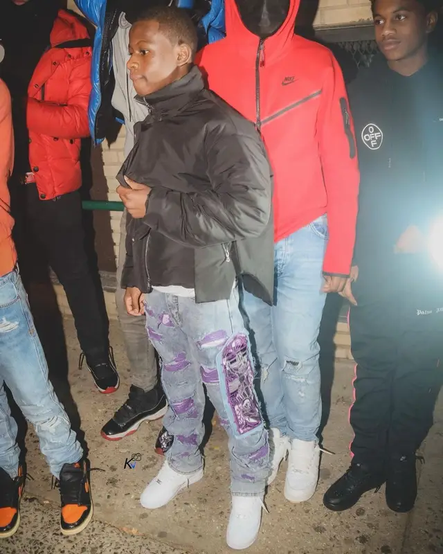 Bouba Savage outfit in Who Decides War and Nike, 2021