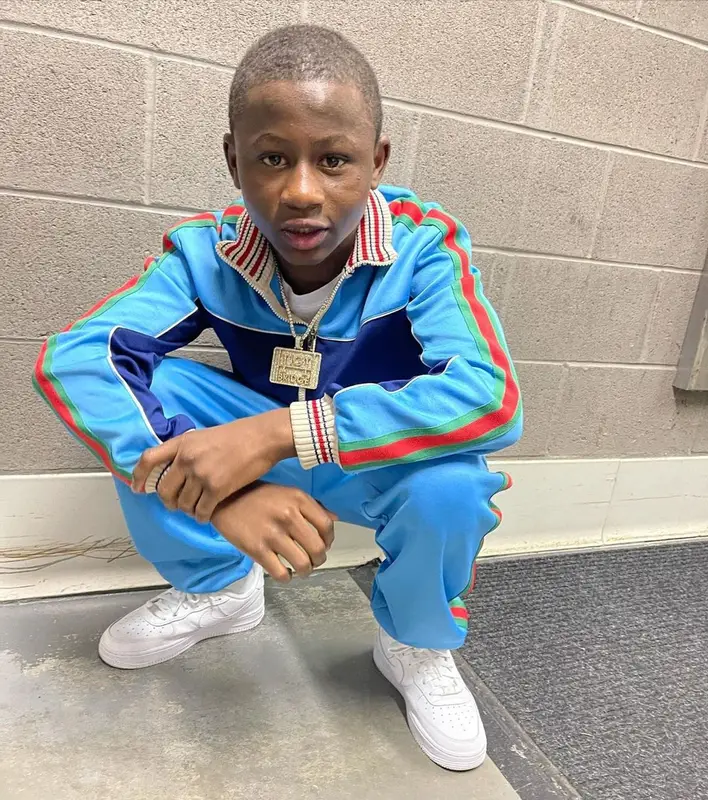 Bouba Savage outfit in Gucci and Nike, 2021
