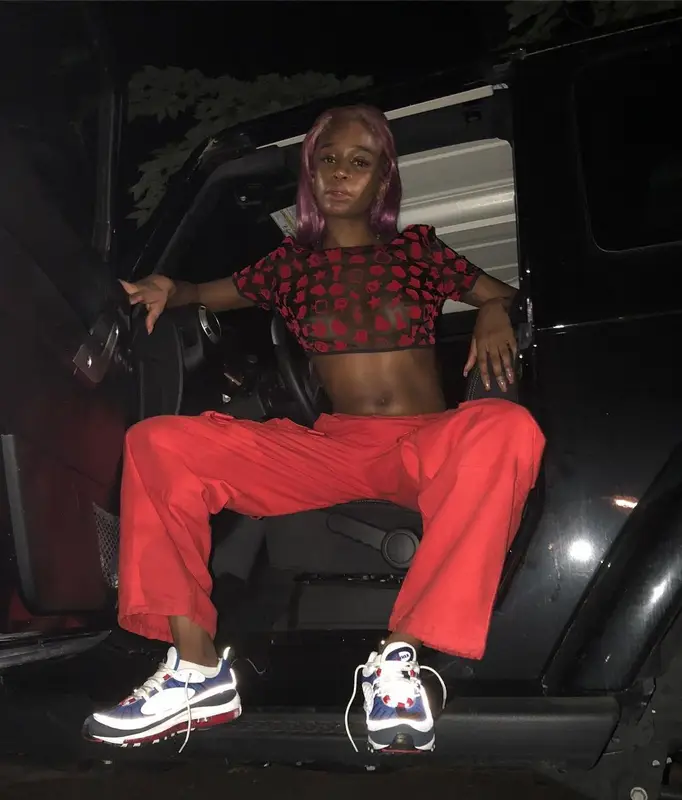 Abra outfit in Walter van Beirendonck and Nike, 2018