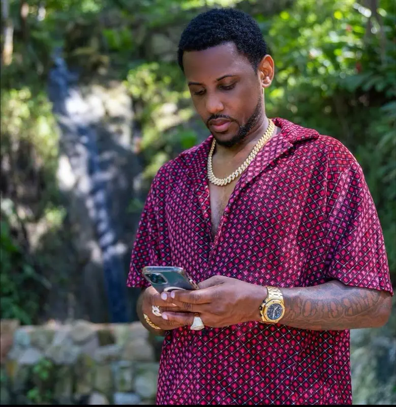 Fabolous outfit in Amiri, 2021