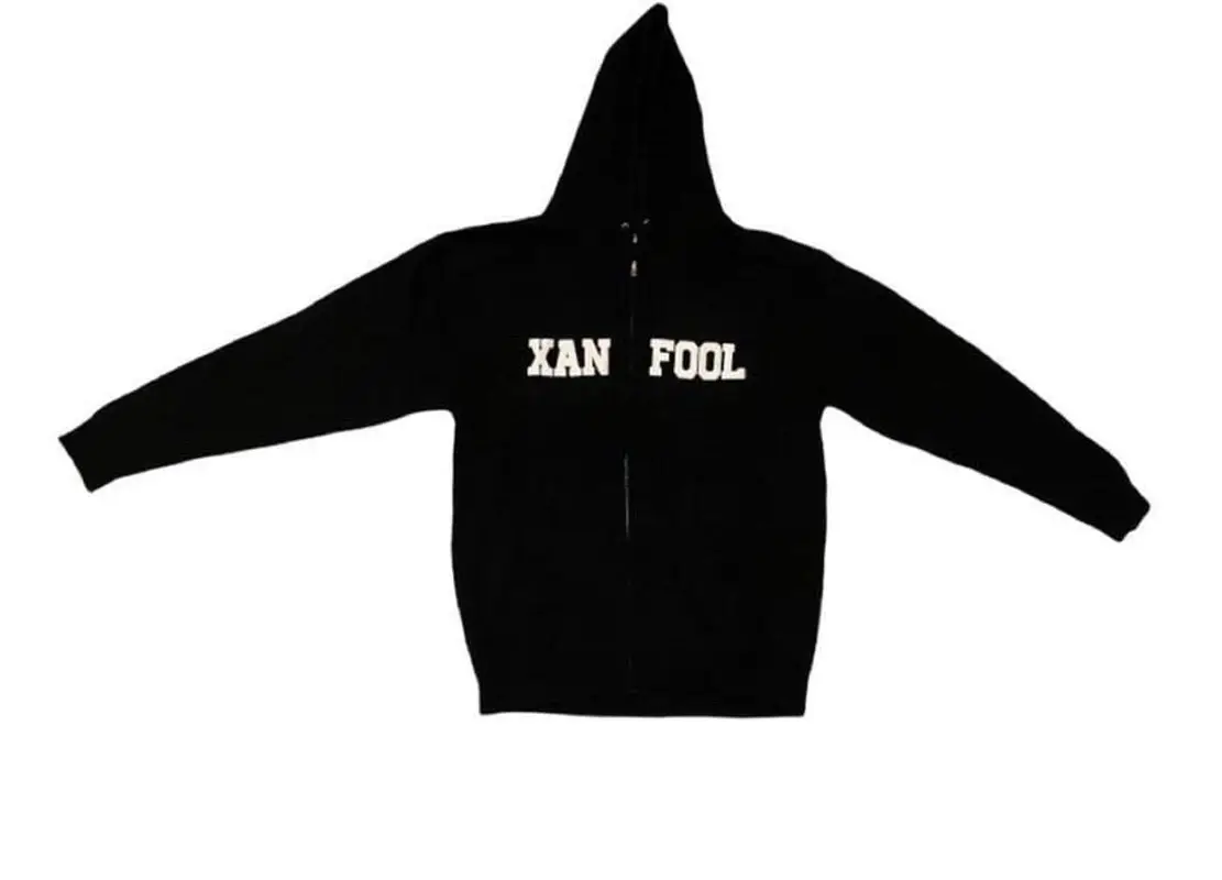 Xan Fool Bats Logo Zip-Up Jacket $70