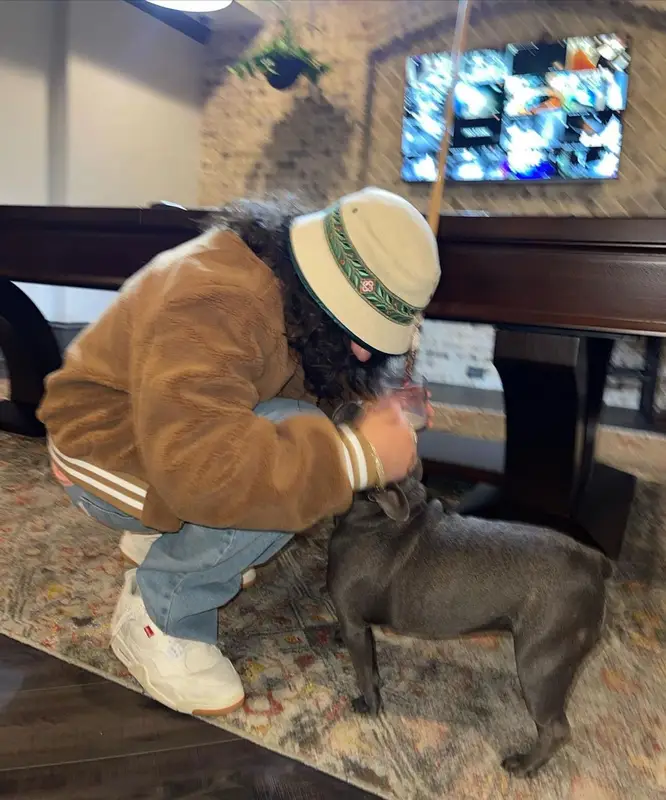Russ outfit in Levi’s, Jordan, and Casablanca, 2021