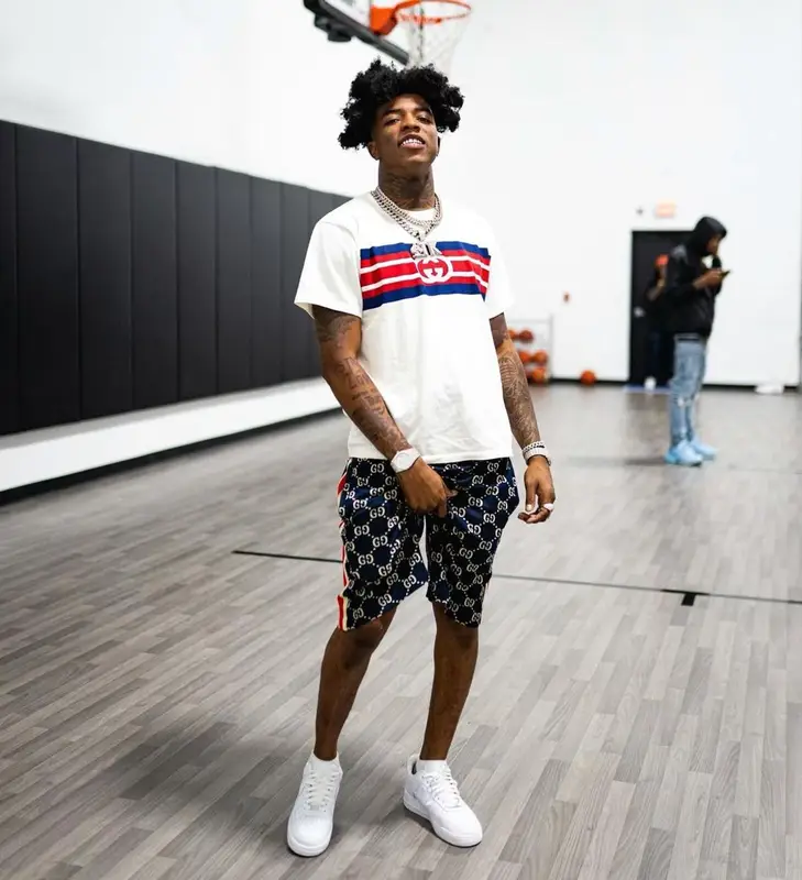 Yungeen Ace outfit in Gucci and Nike, 2021
