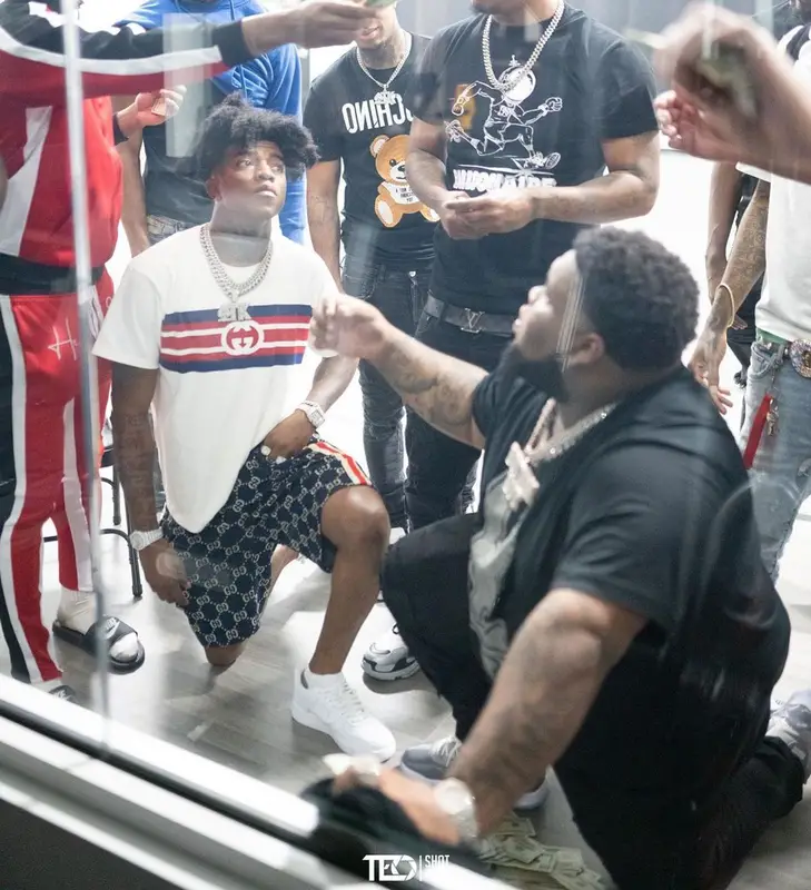 Yungeen Ace outfit in Gucci and Nike, 2021