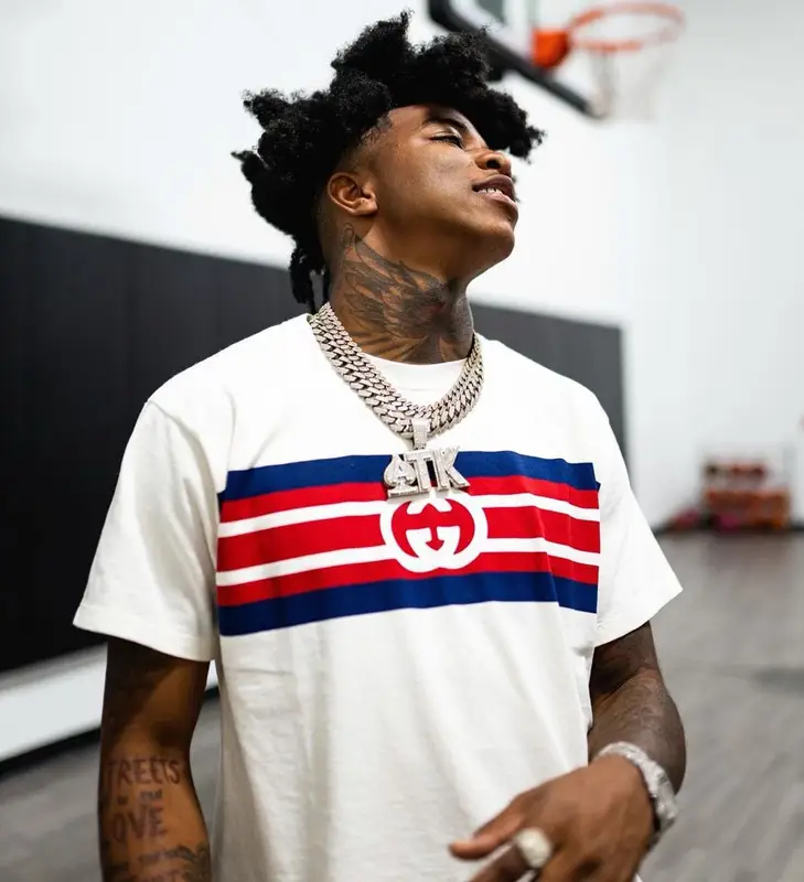 Yungeen Ace outfit in Gucci and Nike, 2021