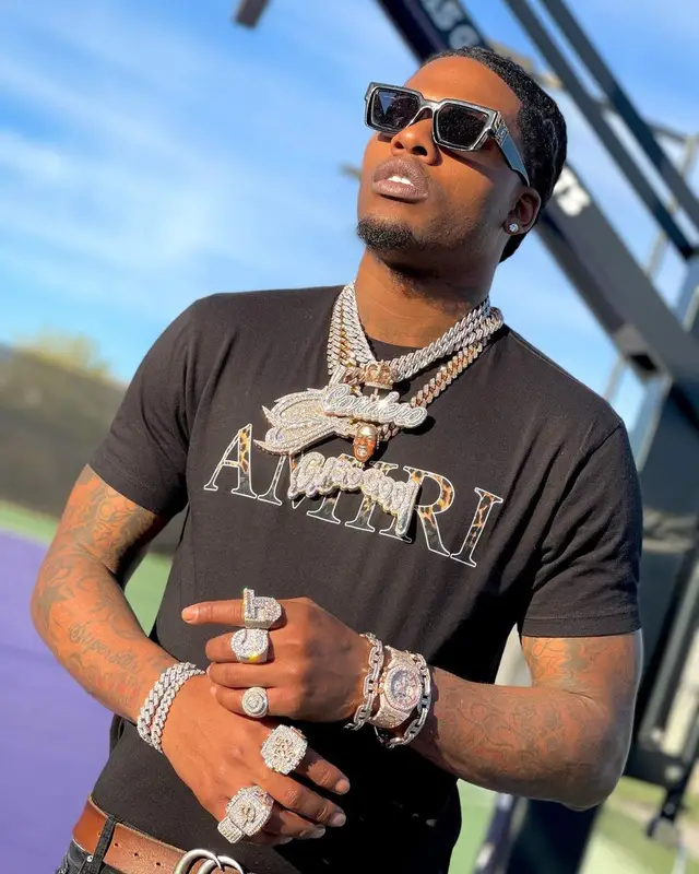 CJ So Cool outfit in Amiri and Louis Vuitton, 2021