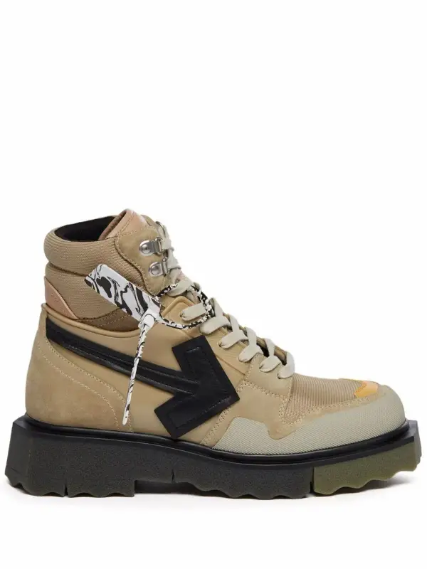 off white hiking sneaker boot