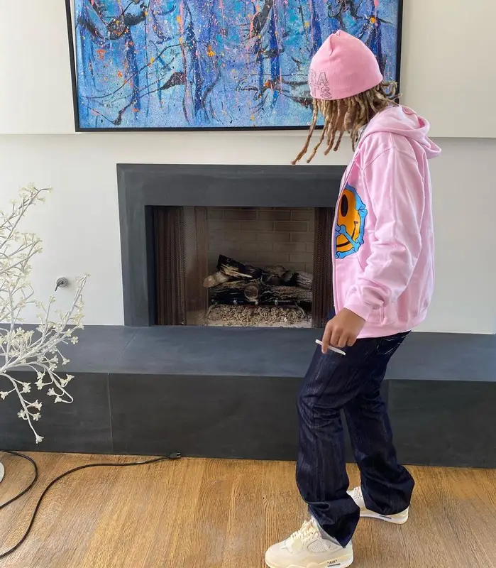 Taurus outfit in Jordan, The Ruff Eye, and Off-White, 2020