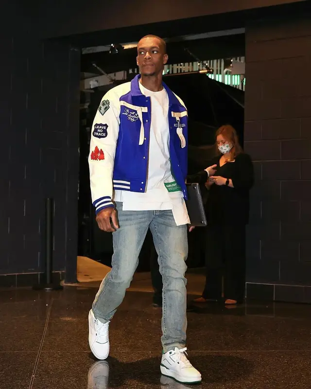 Rajon Rondo outfit in Reese Cooper, Ambush, and Just Don, 2021