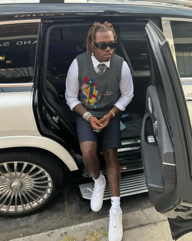 Gunna outfit in Fendi, Dior, and Balenciaga, 2021