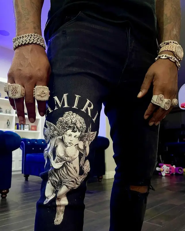 CJ So Cool outfit in Amiri and Nike, 2021