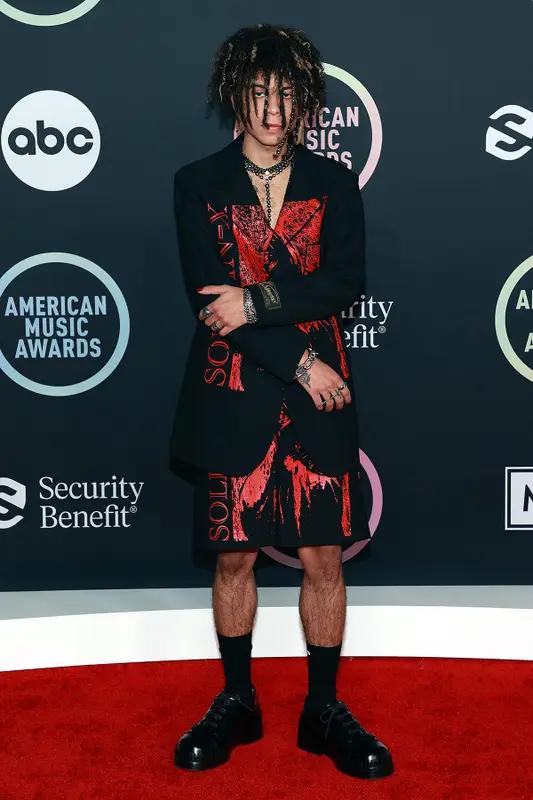 Iann Dior outfit in Raf Simons, 2021